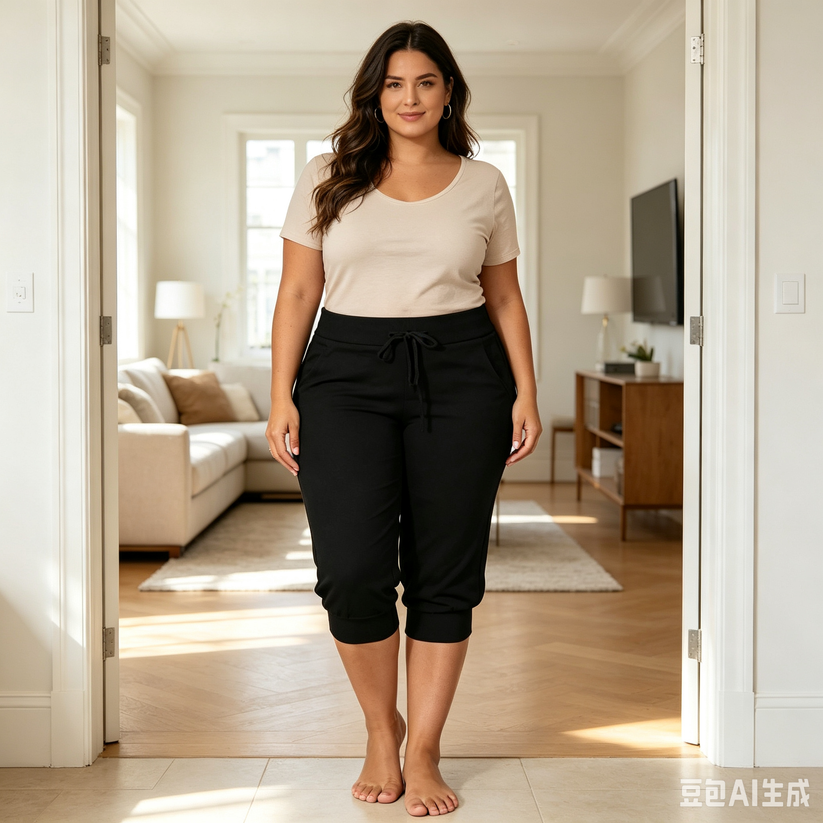 【LAST DAY SALE】Solid Color Minimalist Capri Pants