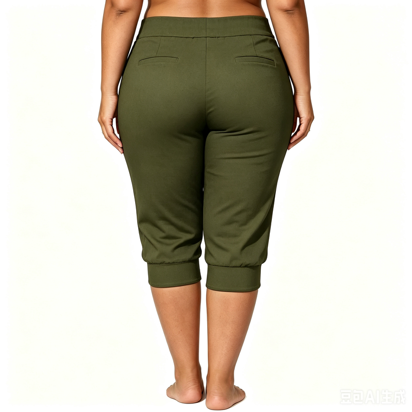 【LAST DAY SALE】Solid Color Minimalist Capri Pants