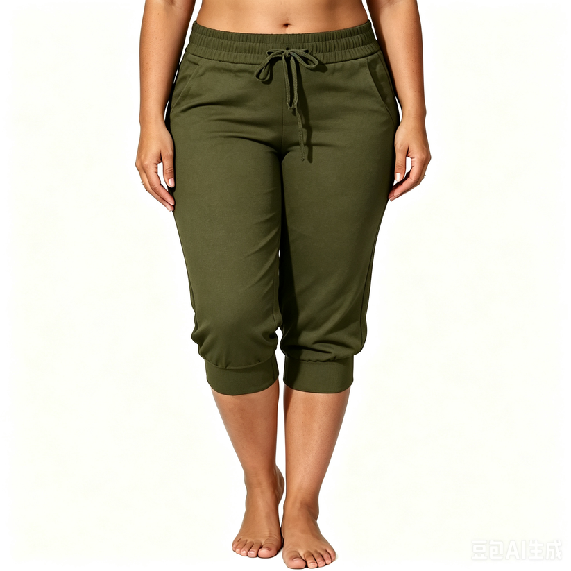 【LAST DAY SALE】Solid Color Minimalist Capri Pants