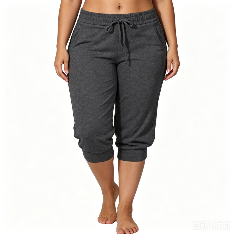【LAST DAY SALE】Solid Color Minimalist Capri Pants