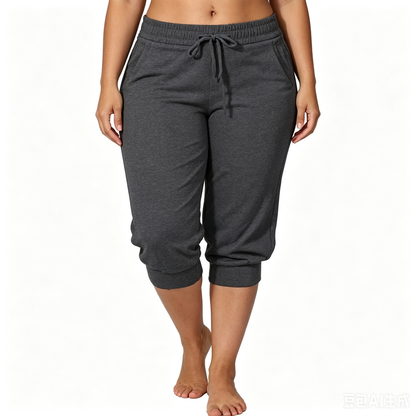 【LAST DAY SALE】Solid Color Minimalist Capri Pants