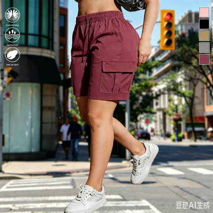 【LAST DAY SALE】Women's outdoor cargo shorts—multi-pocket design