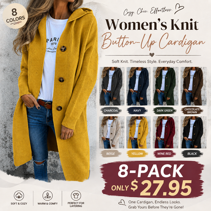 Women's Knit Button-Up Cardigan