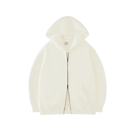 Unisex Oversized zip up hoodie
